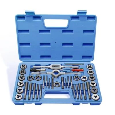 Imagen de CCLIFE 40 piezas Juego de machos y Terrajas M3 M12 herramientas para roscar cortar tuercas aterrajar