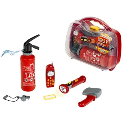 Imagen de Theo Klein 8984 Maletin De Bomberos con Numerosos Accesorios, Juguete