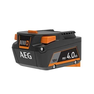 Imagen de AEG Batería Litio 18V PRO18V 4,0 Ah Pro Lithium Compatible con Todas las Herramientas y SUBCOMPACT 100% Retrocompatible Garantía 3 Años Gran Autonomía Rendimiento L1840S