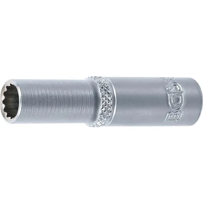 Imagen de BGS 10707 Llave de vaso 12 caras, larga entrada 6,3 mm (1/4&quot;) 7