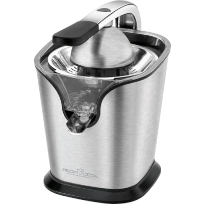 Imagen de Profi Cook PC ZP 1154 Exprimidor de cítricos Mangos antitáctiles 160 Watts Color plata y negro