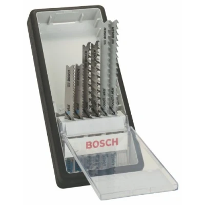Imagen de Bosch 2 607 010 532 Juego de 6 hojas sierra calar Robust Line Progressor, vástago en U 123 X; 234 345 XF (pack 2; 2)