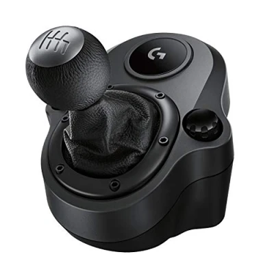 Imagen de Palanca de cambios Logitech G Driving Force Shifter, Para Volantes G29, G920 y G923, Marcha atrás a presión, 6 velocidades, Negro