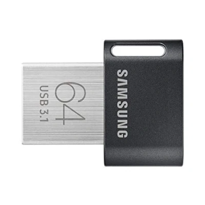 Imagen de Memoria USB 64 GB Samsung Fit Plus Unidad Flash, 3.1, 300 MB/s, Gris