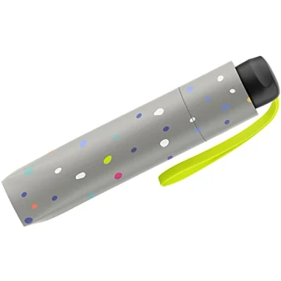 Imagen de Paraguas de bolsillo Benetton Super Mini Dots, Dots Grey, 95 cm