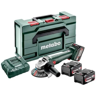 Imagen de Amoladora de ángulo inalámbrico Metabo W 18L 9 125 602249960 125mm 18V 4.0Ah, Black