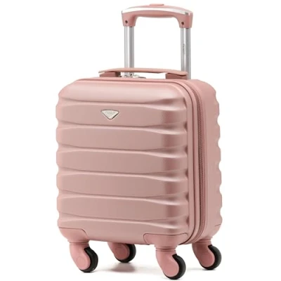 Imagen de Flight Knight Estuche Rigido De Abs Ligero 4 Ruedas Maletas Equipaje Mano Cabina Aprobado para Mas 100 Aerolineas, Incluido Easyjet Y Tamano Maximo Vueling Wizz Air 40x30x20cm