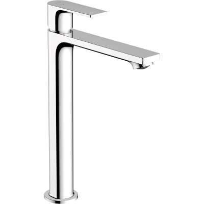 Imagen de hansgrohe Rebris E mezclador monomando de lavabo 240 CoolStart para lavabos con desagüe automático, proyección 169 mm, 72581, Color: cromado