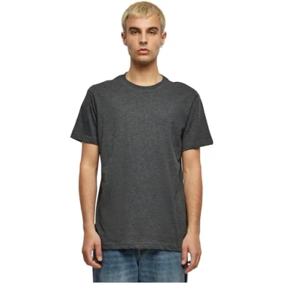 Imagen de Build Your Brand BB010 Basic Round Neck T Shirt, Charcoal, S Men&#039;s