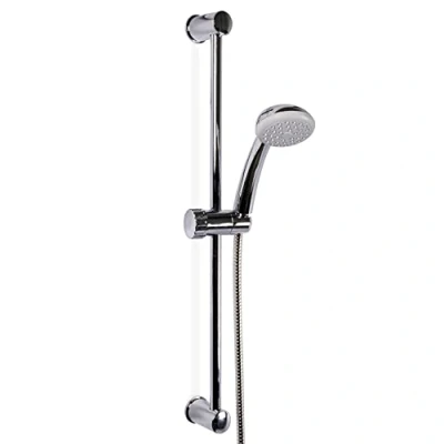 Imagen de TATAY Kit Alcachofa Ducha Vanity con Barra y Manguera 1.5M, 8,5 cm de Diámetro, ABS, 1 posición, Sistema Ahorro Agua Antical, Fácil Limpieza, Cromado