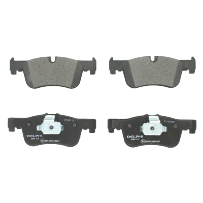 Imagen de DELPHI LP2284 Juego de pastillas freno preparado para indicador desgaste Chapa antichirridos sin accesorios BMW: 1 Hatchback, 2 Coupé, Cabrio