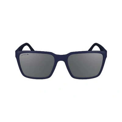 Imagen de Lacoste Men&#039;s Sunglasses L6011S Blue with Solid Grey Mirror Lens