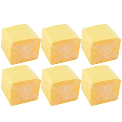 Imagen de Hostelnovo 600 Unidades de servilletas Amarillas Mesa Papel desechable Micropunto 10x10 cm (plegadas) y 20x20 (desplegadas) Ideal para Eventos Catering, Bares Fiestas