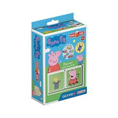 Imagen de Magicube Peppa Pig Discover &amp; Match 2 cubi Gioco di Costruzione con Cubetti Magnetici