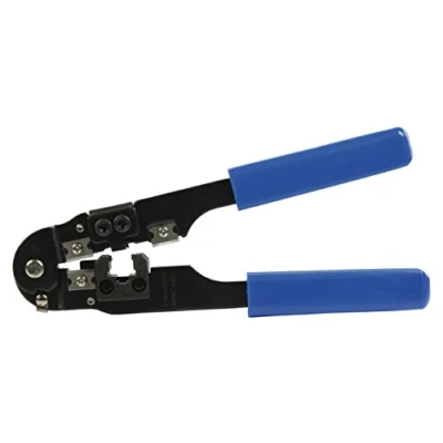 Imagen de KnnX 28111 Herramienta de Crimpadora Alicates crimpado para RJ45 Pelacables Cortador