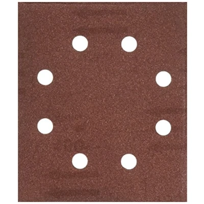 Imagen de DeWalt DT3015 QZ Lija 1/4 de Hoja 115x140mm Perforada, Grano 150, para el Lijado en seco Maderas y Pinturas, Multicolor