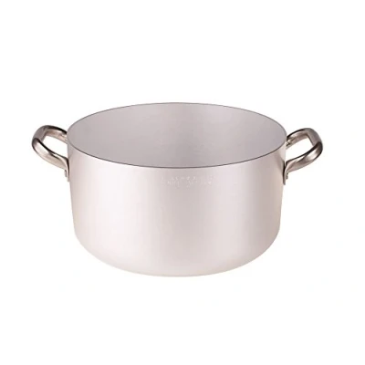 Imagen de Agnelli ALMA10445 Cacerola Alta con 2 asas de acero, aluminio profesional 3 mm, diámetro 45 cm
