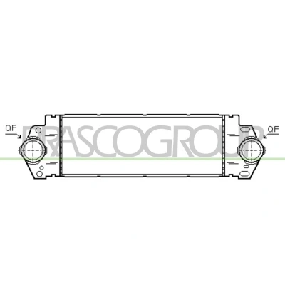 Imagen de PRASCO VG917N002 Intercooler Con acoplamientos rápidos VOLKSWAGEN: Multivan 5 (7HM, Transporter 5, 6