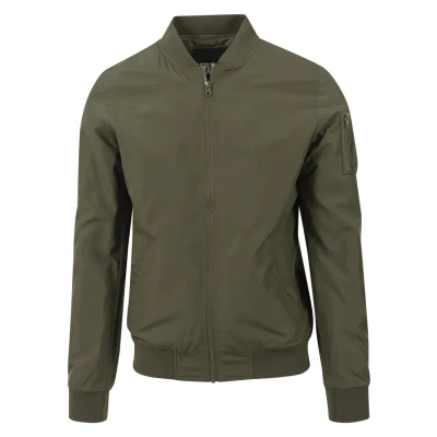 Imagen de Urban Classics Light Bomber Jacket Chaquetas bomber, Hombre, Talla: Small, Darkolive