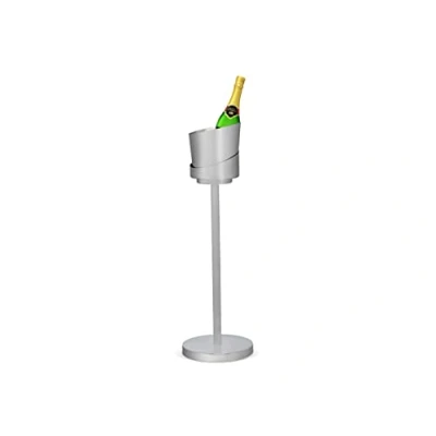 Imagen de Enfriador de champán con acero inoxidable mate estándar Sektkühler INKL. Ständer champán, Stainless Steel