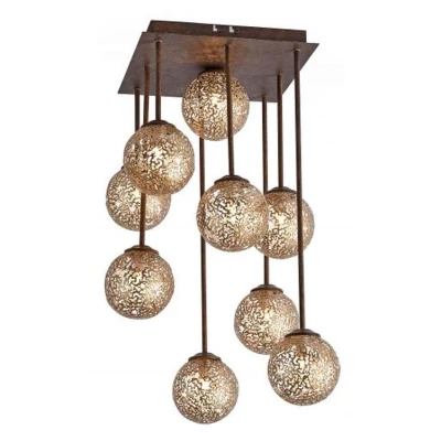 Imagen de Paul Neuhaus Greta plafón, 55 cm, 9 luces, metal, G9