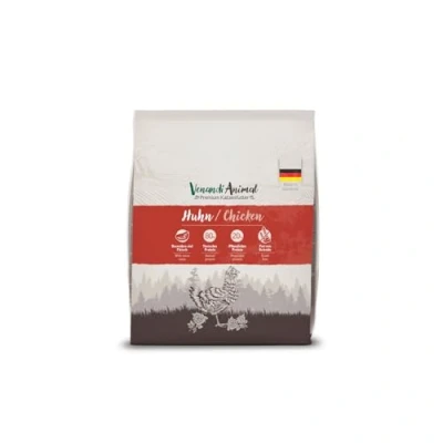 Imagen de VenandiAnimal Comida de Calidad para Gatos Pollo, con Carne Ave Fresca, Seca, sin Cereales, 1 Paquete (1 x 300 g)