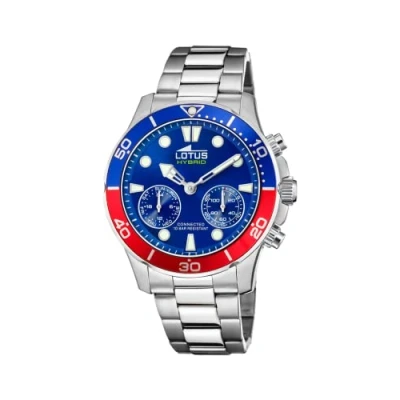 Imagen de Lotus Reloj Modelo 18800/4 de la colección Connected, Caja 44,5 mm Azul con Correa Acero para Caballero