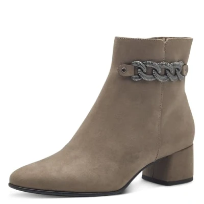 Imagen de MARCO TOZZI Botín de Mujer con Cremallera y Slip 2 25352 43, Botas Cortas al Tobillo, Gris, 36 EU