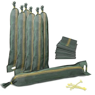 Imagen de TK THERMALKING 20 Sacos de arena contra inundaciones vacíos Saco para las puertas los sótanos Bolsas con asa (25 x 100 cm)