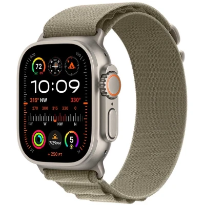 Imagen de Apple Watch Band Alpine Loop 49 mm Oliva Talla S