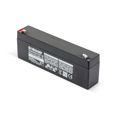 Imagen de TECNID Batería de plomo recargable 23724 12 V, 2,2 Ah. Ideal para UPS, sistemas alarma. Conexiones Faston, negras