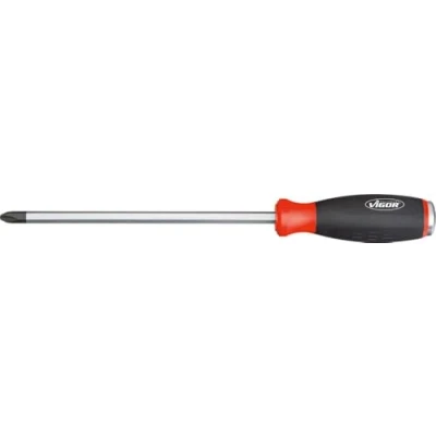 Imagen de Vigor Destornillador Phillips con tapa de golpeo, perfil PH ∙ Ancho Clave: 3 Longitud total: 315 mm, 1 unidad, v4667
