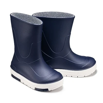 Imagen de ESTRO Botas de Agua Niños Niña Goma Niño Lluvia CB01 (26/27 EU, Azul Oscuro)