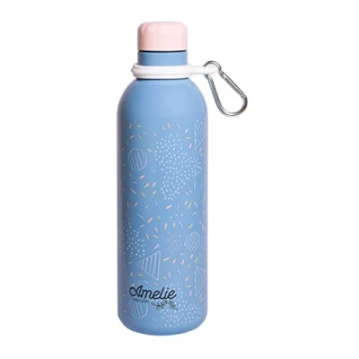 Imagen de Grupo Erik Botella agua acero inoxidable Amelie niños colegio 500ml termica Frio/Calor de aislamiento doble pared niña
