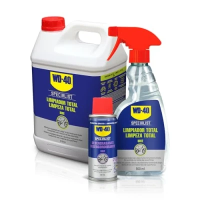 Imagen de WD 40 Specialist Bike Limpiador Total 5 litros + Pulverizador 500ml Muestra desengrasante