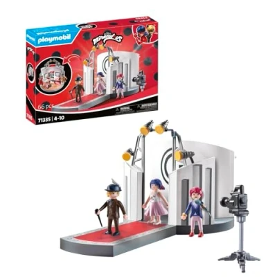 Imagen de PLAYMOBIL Miraculous 71335 Miraculous: Desfile de Moda en París, Incluyendo a Marinette, Adrien y Nadja, Aventuras con Ladybug, Juegos rol Divertidos, Juguetes para niños Partir 4 años