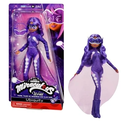 Imagen de Bandai Miraculous Ladybug Muñeca Articulada Ubiquity maniquí 26 cm Disfraz Efecto Vinilo Juguete para niños a Partir de 4 años P50158