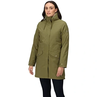 Imagen de Regatta Chaqueta impermeable y transpirable Brentley 3 en 1 para mujer Abrigo con capucha crecida hecha tejido reciclado