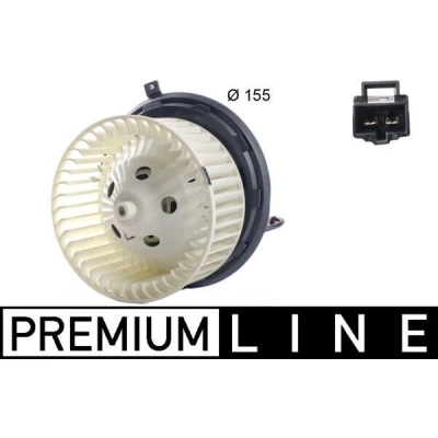 Imagen de MAHLE ORIGINAL AB 157 000P Ventilador de Calefacción para vehículos con climatizador automático vehíc. volante a la izquierda