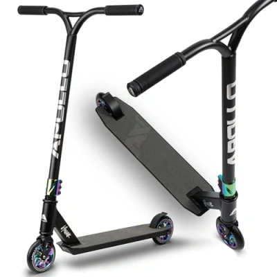 Imagen de Apollo patinete de acrobacias Hawk Freestyle Kickscooter para niños y adultos, niñas a partir 6 años, principiantes experimentados,