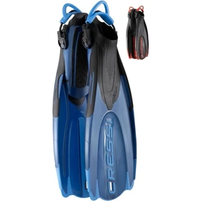 Imagen de CRESSI Maui Fins Aletas, Unisex Adult, Azul/Azul Claro, M/L (41/44 EU)