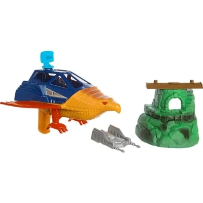Imagen de Masters del Universo MOTU Talon Fighter y Point Dread Nave espacial para figuras de acción con base aterrizaje, juguete +6 años (Mattel HKM63)