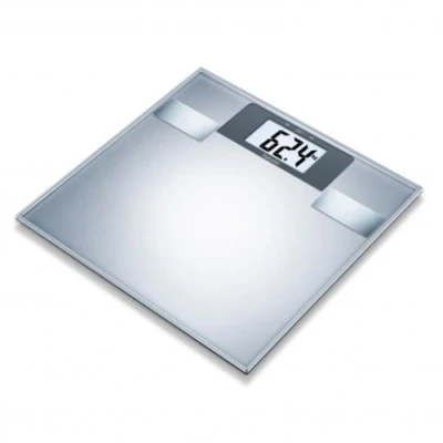 Imagen de Báscula de baño Beurer SR BF2, Peso máximo 180kg, Análisis corporal, Pantalla LCD, 10 memorias, Inox