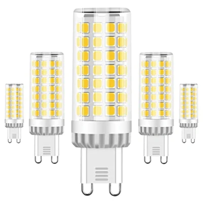 Imagen de RANBOO Bombillas G9 LED 9W Equivalente a Halógena de 75W Blanco Frío 6000K 750lm AC 220 240V, 360 Ángulo Haz, No Regulable, 5 Unidades