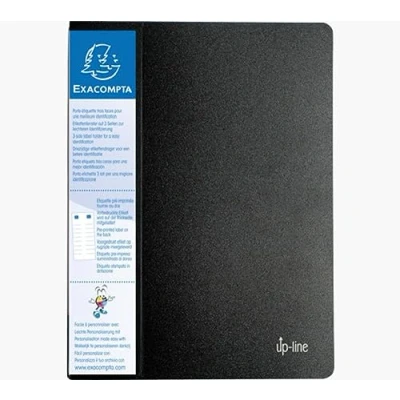 Imagen de Exacompta 88401E Carpeta de 40 fundas, A4, color negro