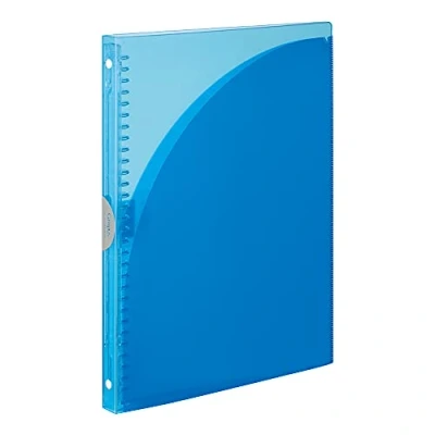 Imagen de Kokuyo Campus Adapt Slim Binder Carpeta (A4, 30 anillas), color azul claro
