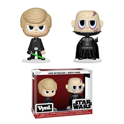 Imagen de VYNL Paquete de 2 Unidades 4 Pulgadas: Star Wars: Darth Vader y Luke Skywalker (ROTJ)