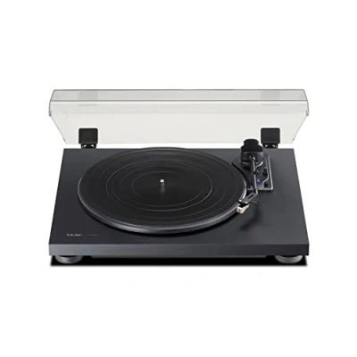 Imagen de Teac TN 180BT A3/B Giradiscos HiFi Totalmente automático, BT (transmisión por Correa, 33/45 RPM, preamplificador de Fono Integrado, Sistema MM, Caja MDF Alta Densidad), Negro