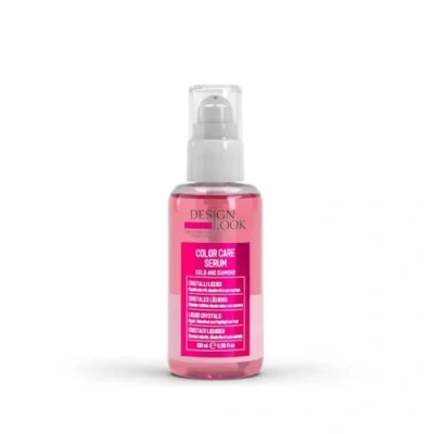 Imagen de DESIGN LOOK Cristal LIQUIDO Pro Oro Y Diamante Color Care 100ML, Negro, Estandar
