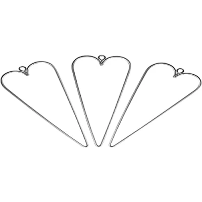 Imagen de Rayher 24083000 Alambre con Forma de corazón (12 x 5 cm, 3 Unidades)